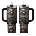 Black Label Dooom Crew Inc 40oz Tumbler With Handle (no box)