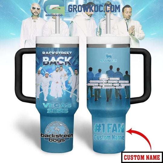 Backstreet Boys Vegas 2026 Tumbler 40oz