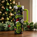 The funny character Resting Face 40oz Tumbler funny character Merch Christmas Gifts For Coffee Lovers