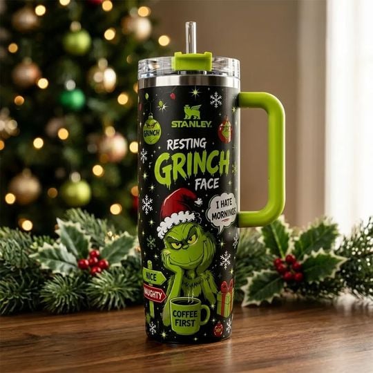The funny character Resting Face 40oz Tumbler funny character Merch Christmas Gifts For Coffee Lovers