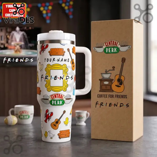 Friends Central Perk Personalized AOP 40oz Tumbler
