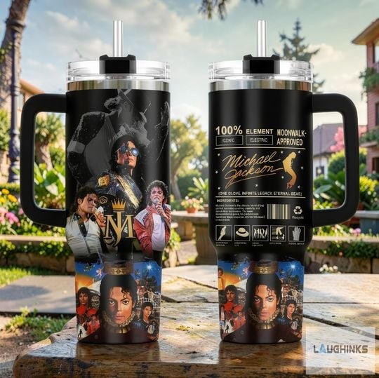 Michael Jackson Moonwalk Approved 40Oz Tumbler