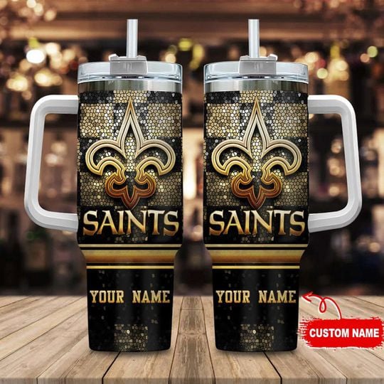 New Orleans Saints Personalized Sport Fan Gift 40oz Tumbler