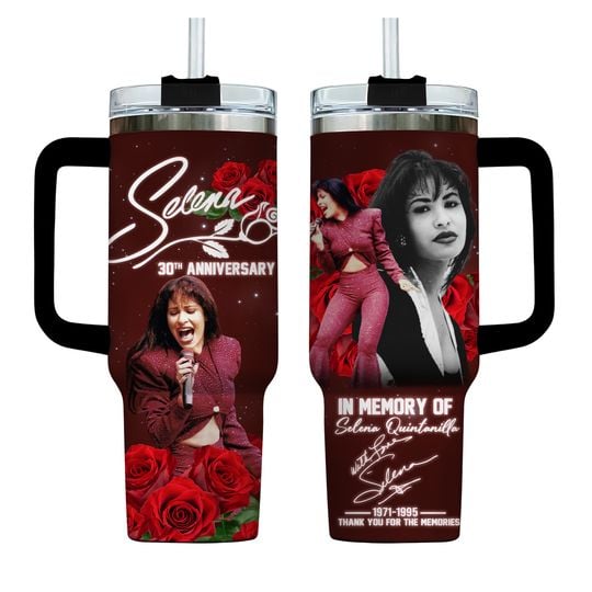 30th Anniversary Selena Quintanilla Perez 40oz Tumbler Great New