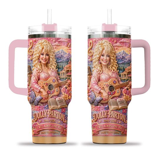 DLPT 40oz Tumbler With Handle TTNL