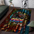 LGBT Jeep Skull Live With Pride Area Rug TN1607261624
