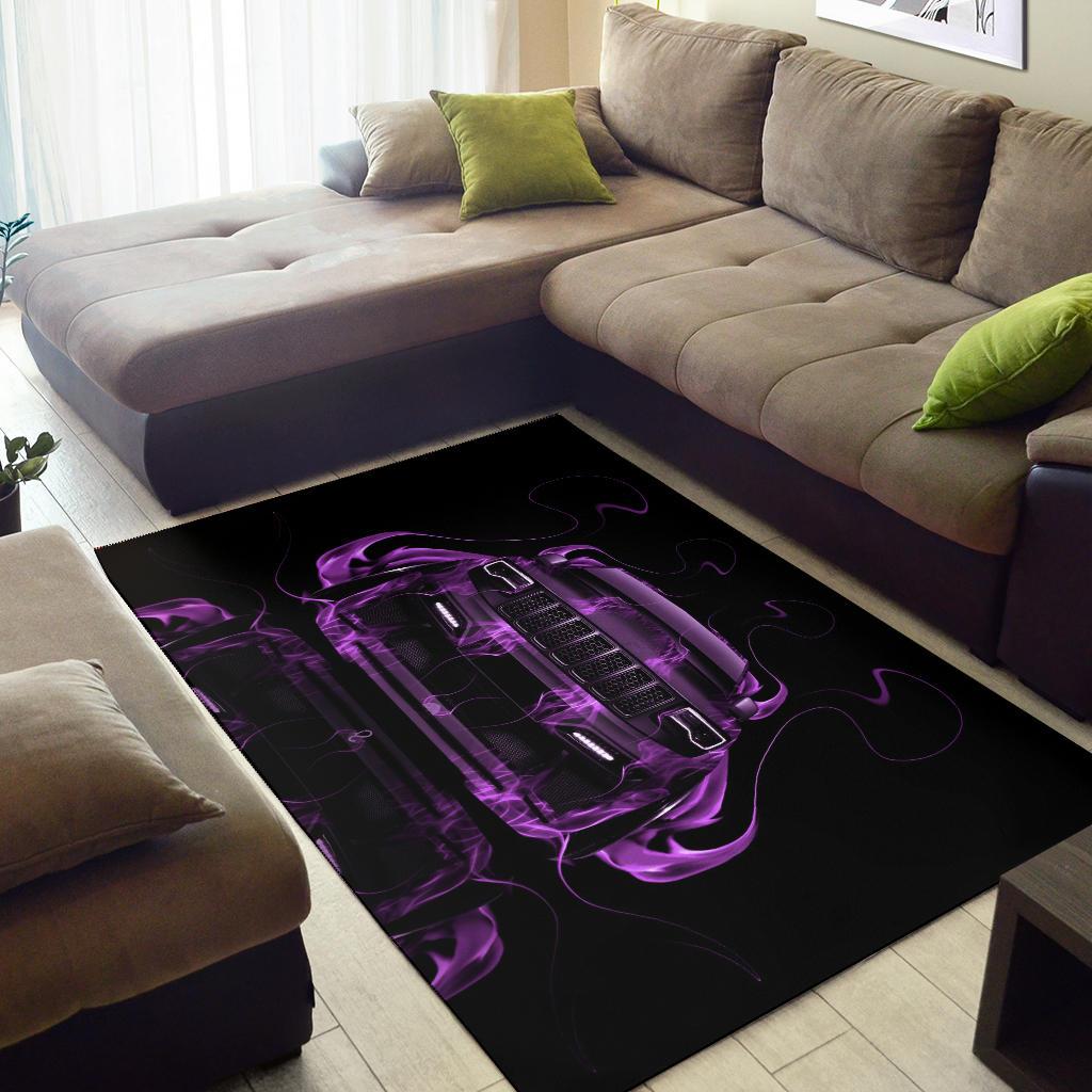 Jeep Purple Rectangle Rug TN1607261638