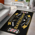 Barber Rug Barber Shop Haircut And Shave Black Full Size