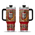 GA bulldogs 40oz Tumbler With Handle, No box