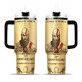 God of War 21st Anniversary A Warrior Journey AOP Tumbler 40oz