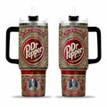 King Of Beverages Dr Pepper 40Oz Tumbler With Handle