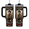 Chuck Norris Legends Series 1940-2026 Memorial AOP Tumbler 40oz