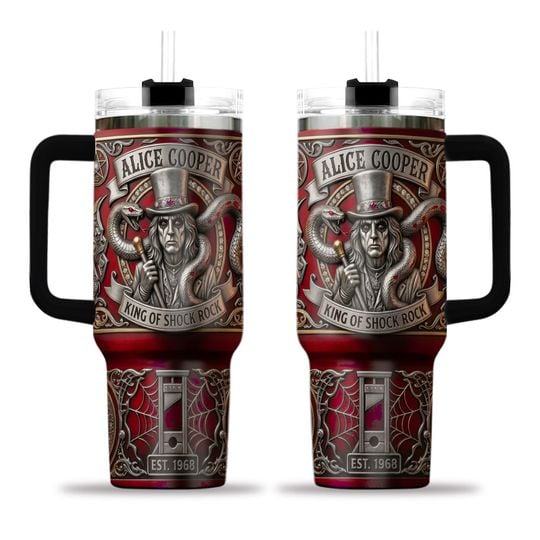 Alice Cooper King of Shock Rock Special Edition AOP Tumbler 40oz