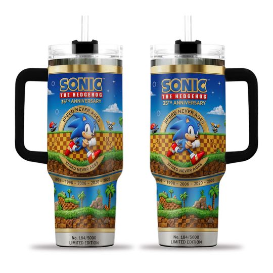 Hedgehog 35Th Anniversary 40Oz Tumbler 2026
