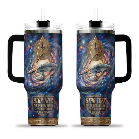 3D startrek2020 The Original Series 60th Anniversary 40oz Tumbler