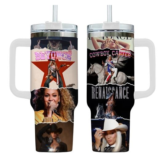 Beyonce Album Collection Tumbler 40Oz