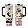 Personalized Elvis Presley Tumbler 40Oz, King Of Rock And Roll Tumbler