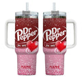 Dr Pepper 40oz Tumbler, Diet Dr Pepper Tumbler, Dr Pepper Drinkware Tumbler