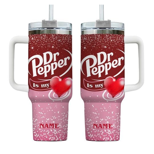 Dr Pepper 40oz Tumbler, Diet Dr Pepper Tumbler, Dr Pepper Drinkware Tumbler