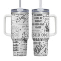 Laser Engraved Dolly 40oz Tumbler with Handle Quencher Custom Double Wall Insulated Tumbler