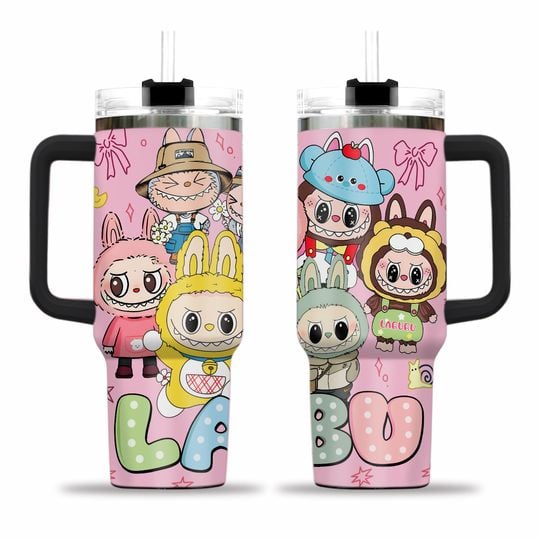 Labubu Tumbler 40oz, Perfect for Friend Gift Idea, Tumbler 2025