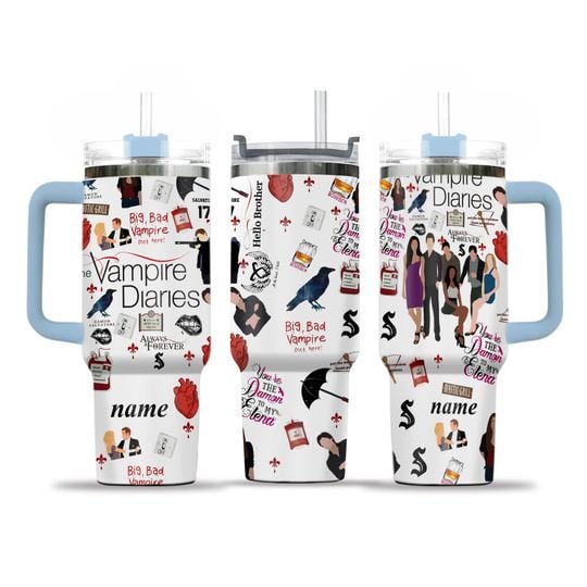 Personalized Vampire Diaries 40oz Tumbler