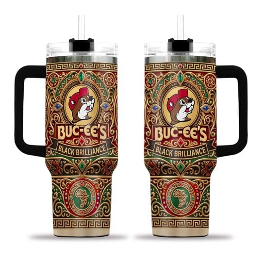 Bucees 100 Years Of Black Brilliance AOP Tumbler 40oz