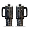 Wolf Alpha Instinct AOP Tumbler 40oz