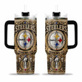 Pittsburgh Steeler Dynasty Edition AOP 40oz Tumbler