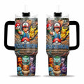 Pokemons Day 2026 30th Celebration Insulated 40oz Tumbler With Handle