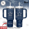 Dallas football Personalized Custom Name Number 40oz Tumbler