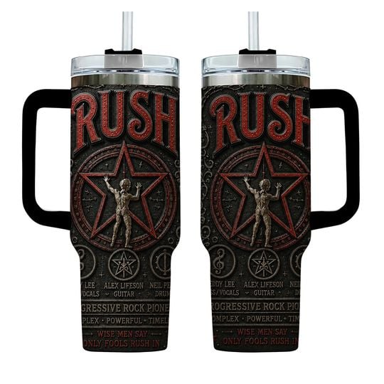 Rush Band Collector’s Edition Starman AOP Tumbler 40oz