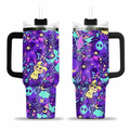 Gengar Mimikyu Tumbler, Spooky Cute Tumbler, 40oz 30oz 20oz Stainless Steel Cup with Lid, Funny Birthday Gift, Gengar Tumbler Gifts