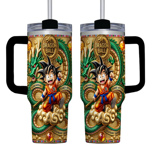 Goku Dragon GK 40oz Tumbler With Handle