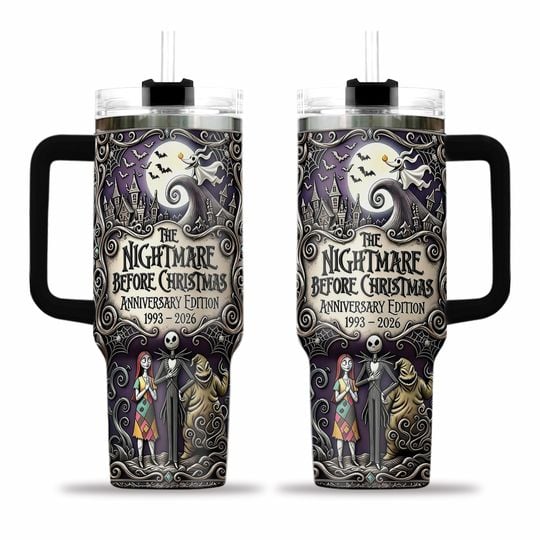 Spooky Anniversary Edition 40oz Tumbler - Gift For Movie Lovers