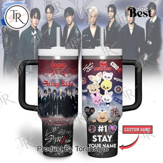 Stray Kids World Tour 2025 Custom Name Special Edition 40oz Tumbler