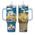 The Simpsons Tumbler 40Oz, Homer Simpson Insulated Tumbler
