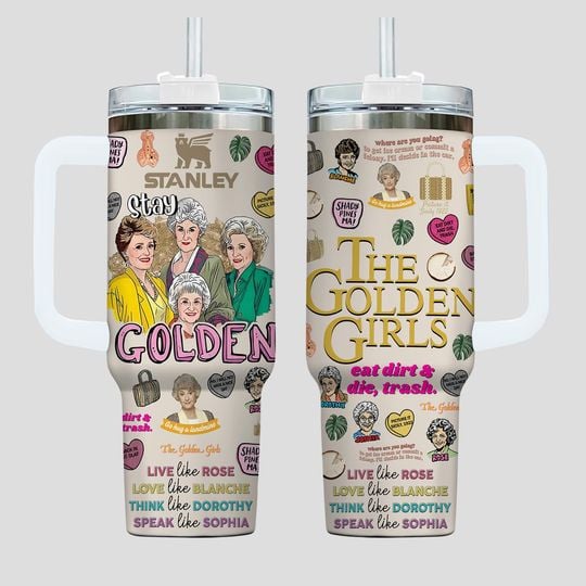 The Stay Golden 40oz Tumbler, Stay Golden Stainless Tumbler