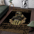 Old Man Jeep Off Road Area Rug Never Underestimate Quote Mud Tire Track Vintage 4x4 Art TN1607261575