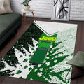 Irish Off-Road 4x4 Adventure Jeep Area Rug Shamrock Trail Ride Green Lucky Clover TN1607261569