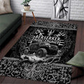 Berserker Jeep Warrior Area Rug Norse Rune Battle Art Style TN1607261598