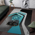 Jeep Pisces Zodiac Area Rug Twin Fish Ocean Flow Off Road Aqua Cosmic Style TN1607261551