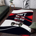 Jeep Wrangler Off Road Lifestyle Quote Area Rug Bold Racing Stripe Graphic Illustration TN1607261592