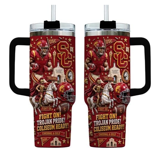 USC 40oz Tumbler With Handle HTTT