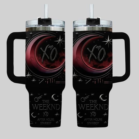 Weeknds Music Xo After Hours Starboy Tumbler 40Oz